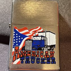 Zippo Lighter Collectible 2006 American Trucker #120223-07