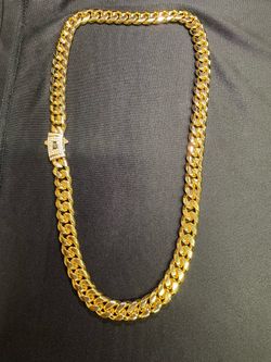 14K Plated Monaco Cuban Chain