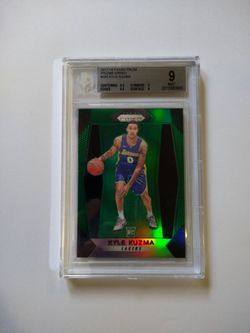 Kyle Kuzma RC 2017-18 Prizm Green BGS 9