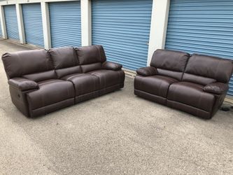 Power Reclining Couch And Love Seat