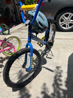 Kids bicycles and scooters