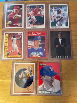 Vintage MLB Baseball Card Lot of 8