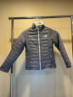 Girls the Northface, mint jacket size small