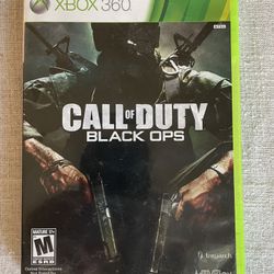 Xbox 360 Call of Duty Black Ops CIB (Complete with Manual) TESTED and Working