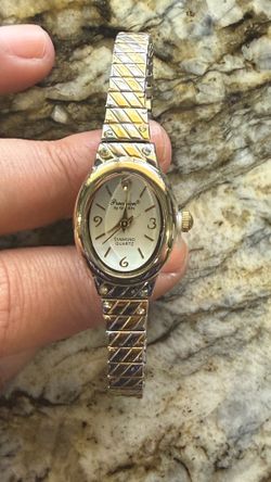 Women’s, Gold, Tone, And, Silver, Tone, Precision, Bengal, Watch