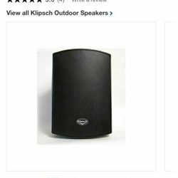Klipsch Indoor Outdoor Speakers 