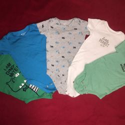 Toddler Boy Bodysuits Lot