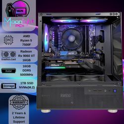 Ryzen 5 7500F / Rx 9060 XT 16GB “Crescent 60 XT” - RGB Gaming PC