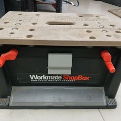 Black & Decker Workmate ShopBox Portable Project Center Tool Box with Bench Dogs