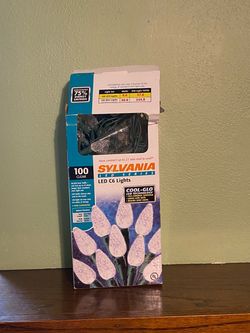 Sylvania LED C6 100 Clear Christmas Lights