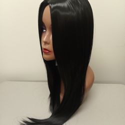 Black Long Straight Wig