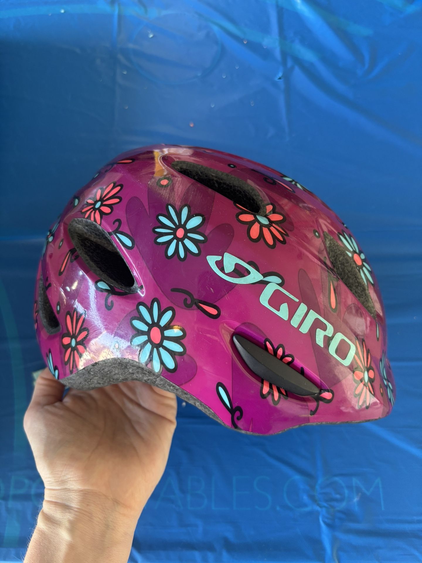 Giro kids Helmet Size S 49-53 cm Pink/purple