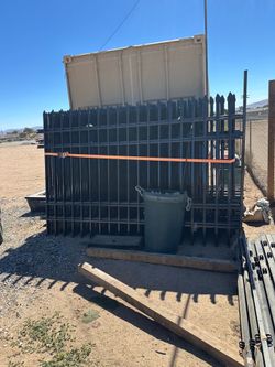 Iron Fence    Powder coated