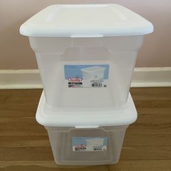 2 Sterilite Storage containers