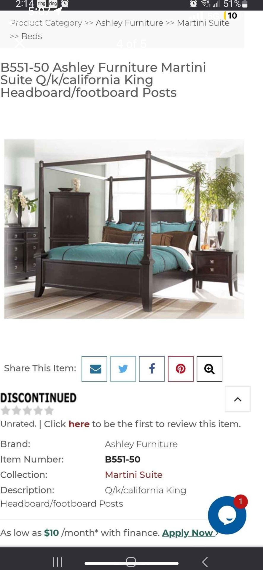 King Size Canopy Bed Frame