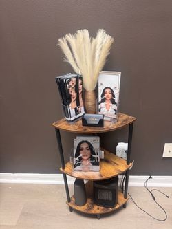 3-Tier Corner Shelf Industrial Style