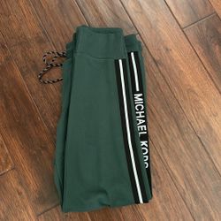 Michael kors race green resort men’s sweat pant size L stream see pics NWT