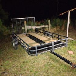 6 By 12 Motorcycle Dump Trailer 