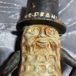 Antique Cast Iron mr Peanut