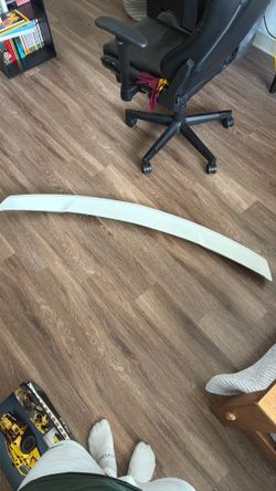 White C7 Corvette Z51 spoiler