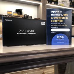 FujiFilm X-T30 II Silver Camera With 15-45mm Lens (Located In Downey, CA)