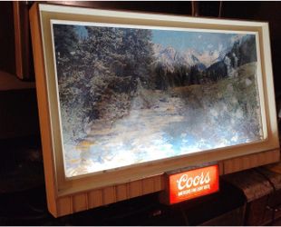 Vintage Coors light fountain