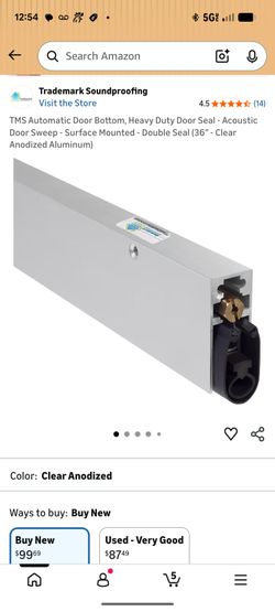 Automatic door sweep