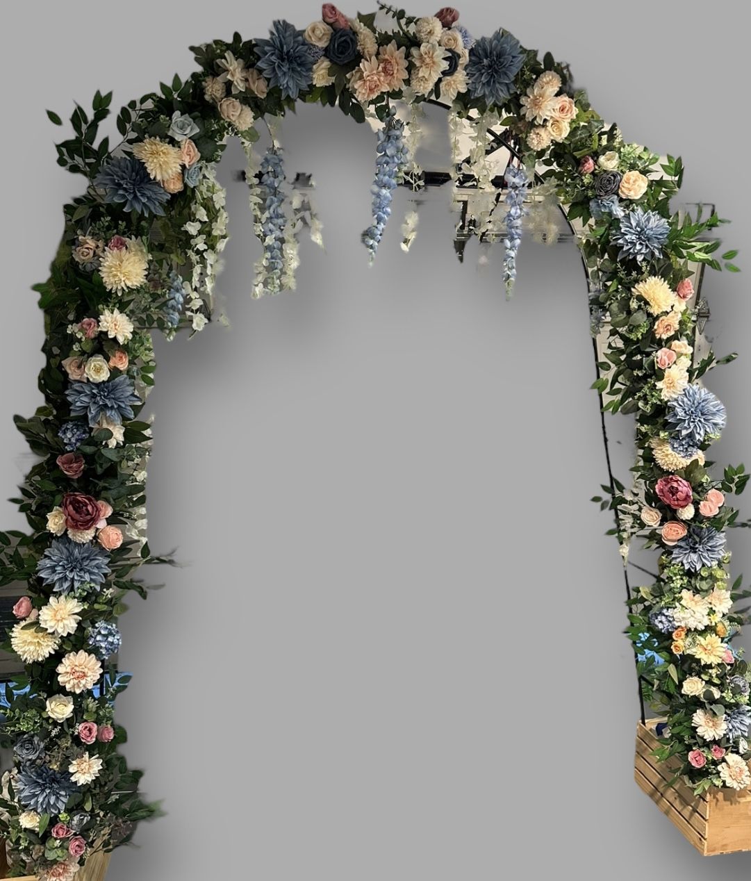 Decorative Flower Arch Way Garden for Wedding, Sweet 16, Debut, Quinceanera all other events.