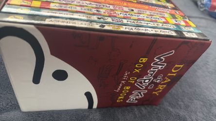Diary of a wimpy kid box of books