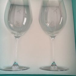 Tiffany Wine Glasses-two