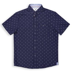Men’s Button Up Flamingo Dress Shirt