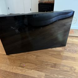 Black Wood Dining Table With Chairs And Black Glass Top For Table