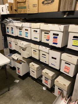 Comic Book Shop Inventory. Over 18 Long boxes.