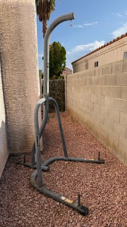 Punching bag stand