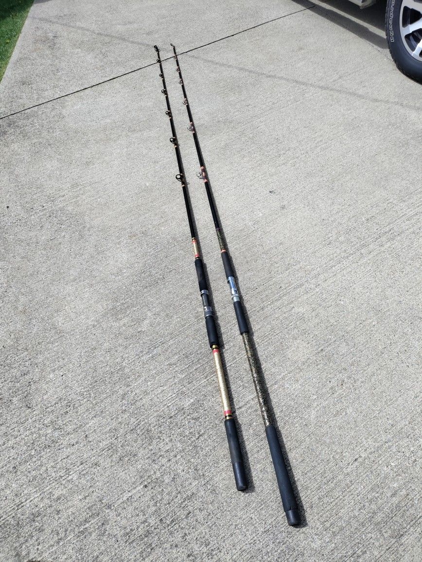 Huge Fuji,Varmac 10 Foot Fishing Poles,Tuna Shark Whale