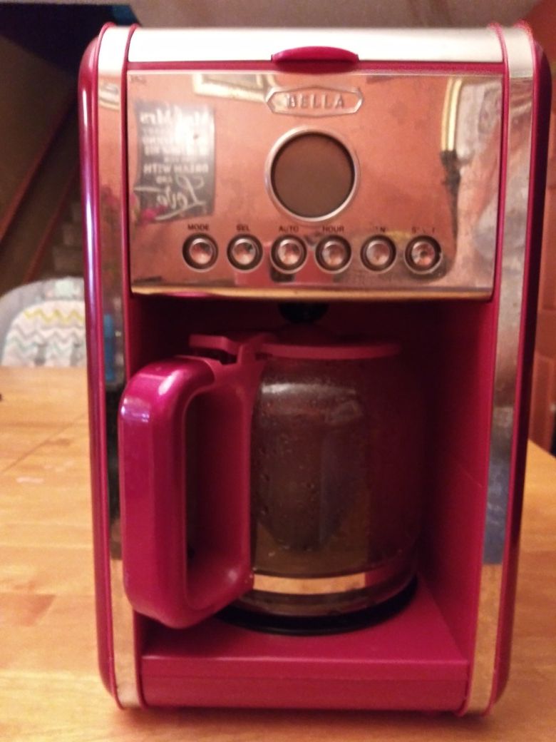 Bella Red 12 Cup Coffee Maker