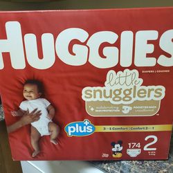 Huggies little snugglers size 2 (174)