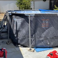 Above Ground pool And Supplies 12x24x48in