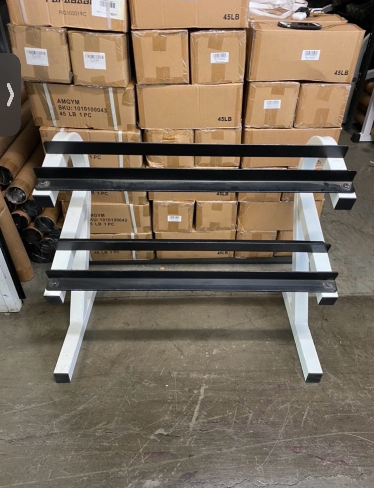 2 Tier Solid Steel Dumbbell Weight Rack…. Home Gym Fitness…. $75 Price is Firm!!!
