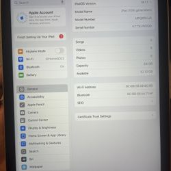 iPad 10th Gen WiFi ,silver 