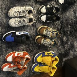Variety Of Jordans, Nikes, Larvins, Etc