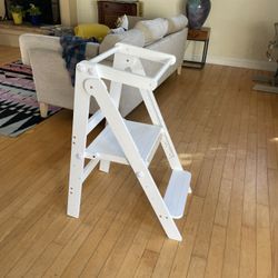 Large White Step Ladder