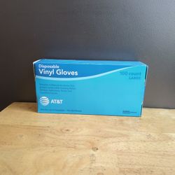 Disposable Vinil Gloves 100 count LARGE 
