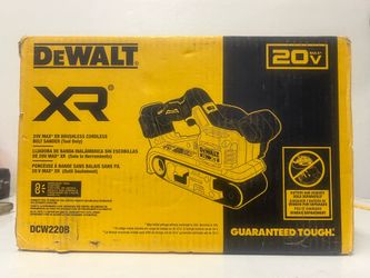 DEWALT xr brushless cordless belt sander