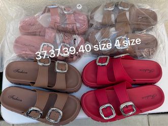4 pairs of slippers