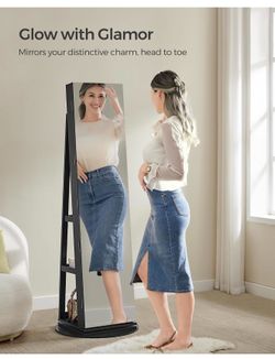 Frameless Full-Length Mirror
