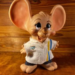 Vintage 1970s Topo Gigio 11" Doll