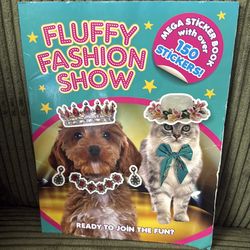 Fluffy fashion show including 150 stickers