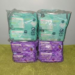 4 Pack 192 Baby Wipes( Cucumber And Green Tea Scent/ Fresh Scent)