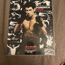 Autographed UFC Dominick Cruz